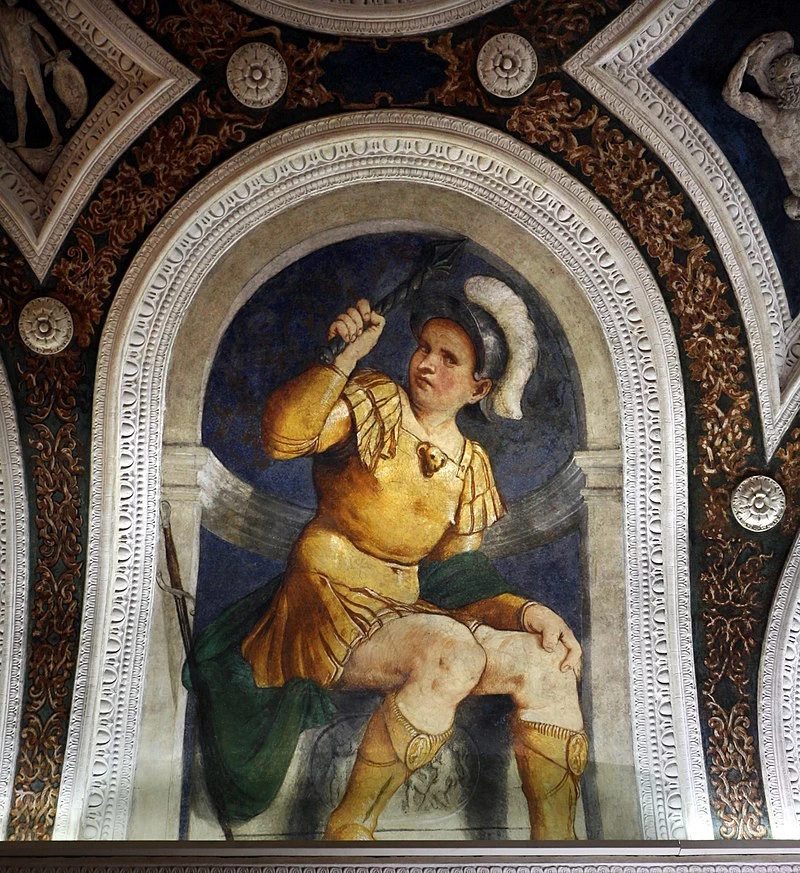 Il Romanino-58-Camera delle udienze-3-Castello di Belgioioso